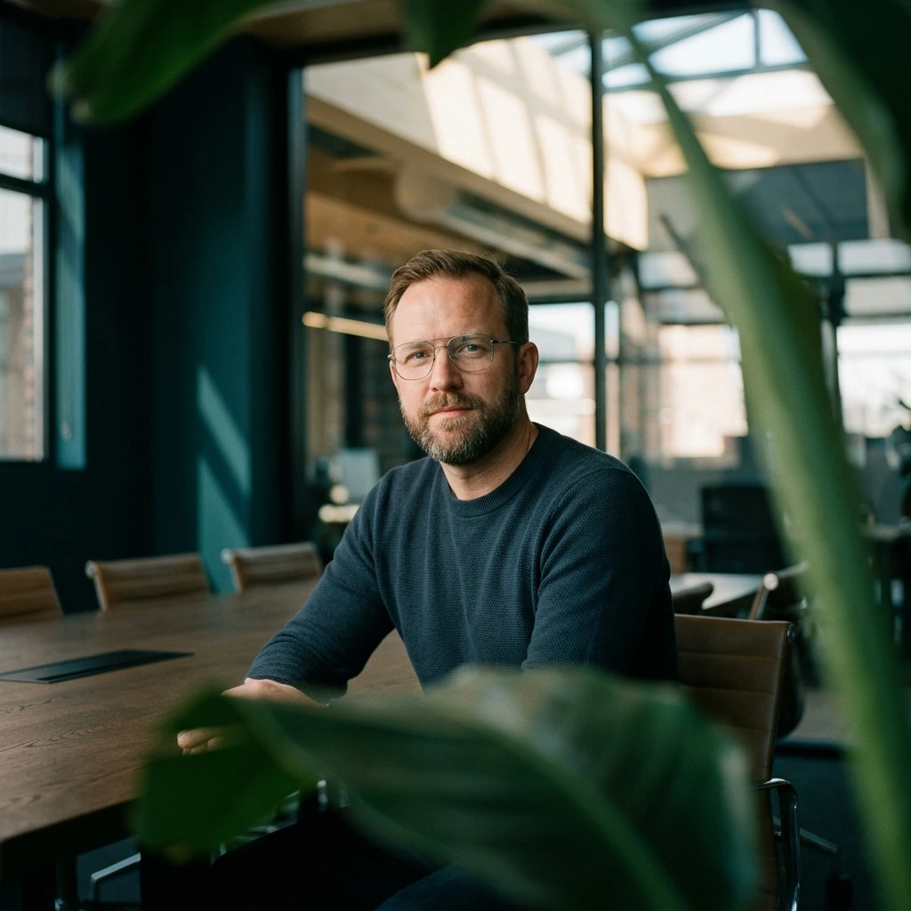 Portrait of Marcus T., Chief Operating Officer